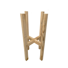 Porta maceta soporte madera altos