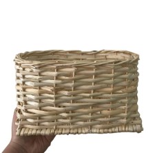 Canasto de mimbre rectangular