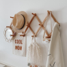 Perchero de pared madera