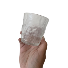 vaso esmerilado de vidrio bajos
