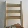 Mini escalera de pino para decorar y organizar