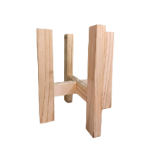 porta maceta soporte madera bajos