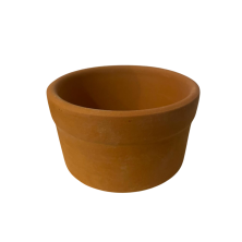 Maceta barro diseño Violeta