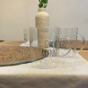 Taza vidrio transparente good morning