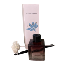 Difusor Aromático Jazmin Dulce 50 Ml Con Varillas Y Flor