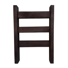 Mini escalerita de madera negra para cocina o baño