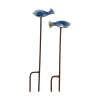 Set de 2 Tutores agua Decorativos hierro y ceramica