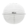 Pantalla Papel Blanca Calada 30 Cm