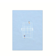 Lamina Decorativa Lienzo Tennis 20x30cm