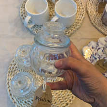 Bollón de vidrio 10 cm con tapa hermética