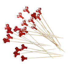 Pack pinchos Langosta Roja de madera x 20