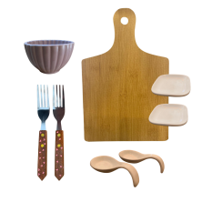 Detalle picada rosa y blanco San Valentín