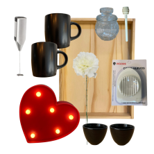 Detalle Desayuno San Valentín completo deco