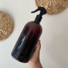 Botella pet ambar pulverizador 1L
