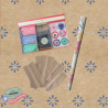 Kit Para Envolver Regalos Con Etiquetas Y Papel | Pristino