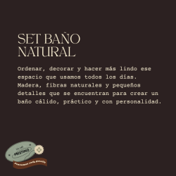 Set Baño Natural