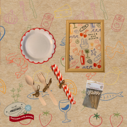 Set Dolce Far Niente | Vajilla y Decoración para Picada