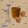 Set Jardín del Mar | Macetas de Barro y Tutores