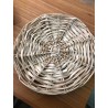 Circulo de mimbre, centro de mesa, colgante para pared